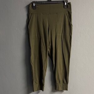 lululemon athletica Olive Green Capris
